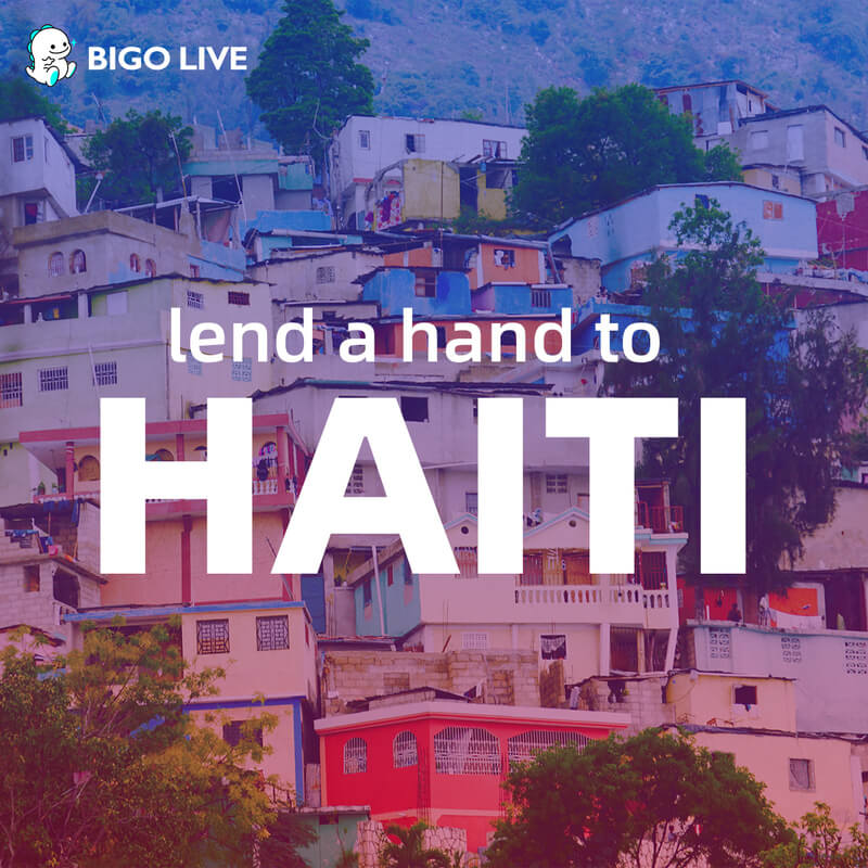 Bigo Live Pledges $10,000 to Hope for Haiti